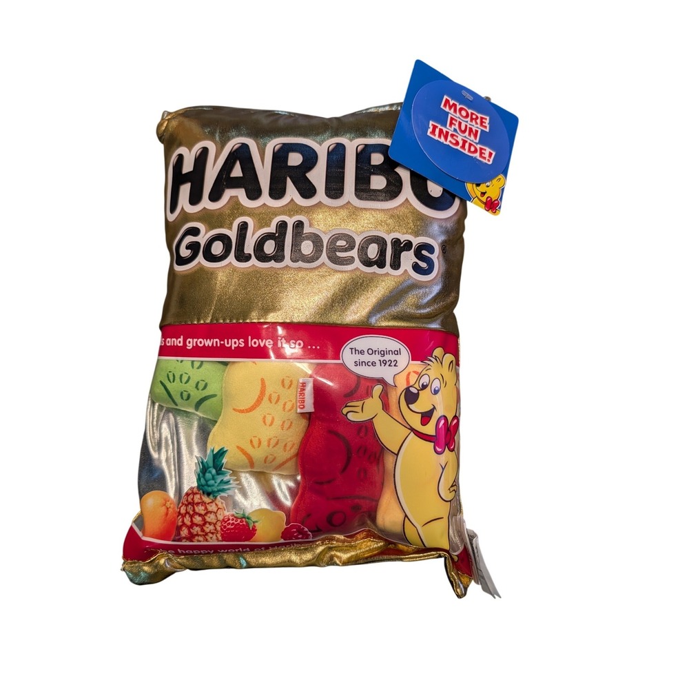 Haribo Goldbears Plush Bag 5-Piece Set iScream Scented‎ Gummy Bear Kidcore